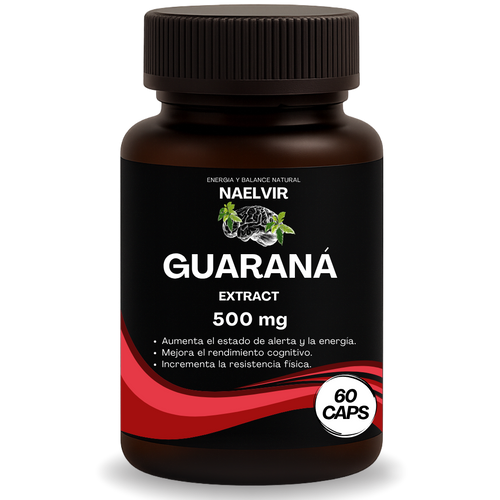 Extracto de Guaraná 4:1 500 mg – Energía y enfoque natural