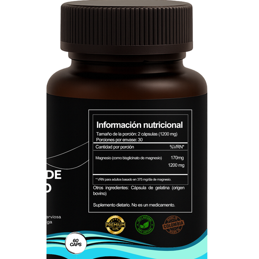 Glicinato de Magnesio 1200 mg