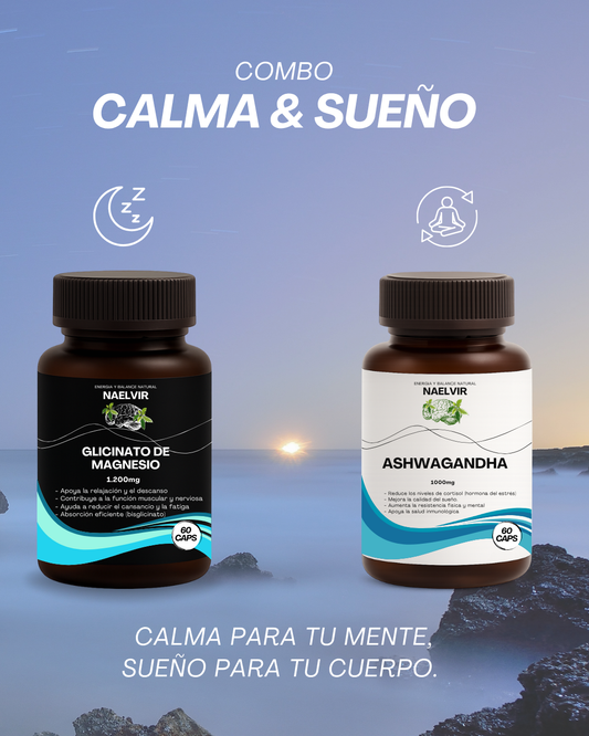 Pack Calma & Sueño: Ashwaganda +Glicinato de Magnesio