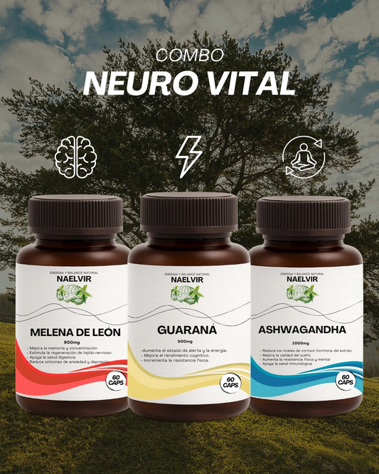 Pack Vitalidad (Ashwagandha + Melena + Guaraná)