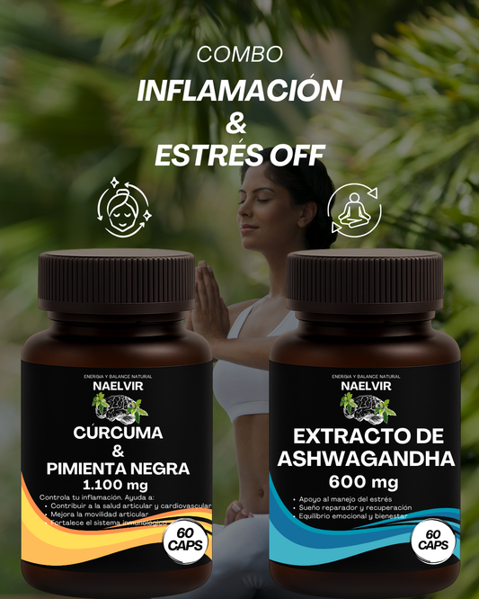 Pack Bienestar: Cúrcuma + Ashwagandha Extracto 10:1