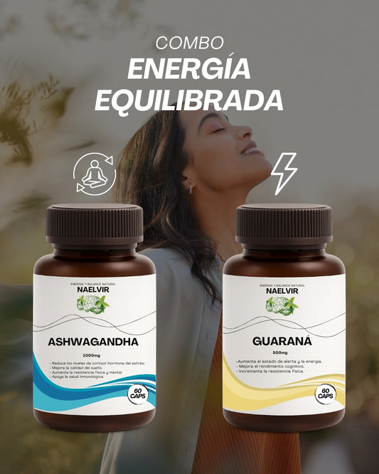 Pack Energía Equilibrada (Ashwagandha + Guaraná)