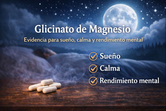 Glicinato de Magnesio: evidencia de descanso y función nerviosa