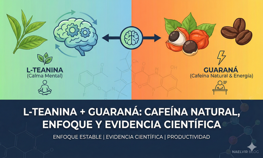 L-teanina + Guaraná: cafeína natural, enfoque y evidencia científica