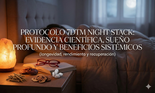 Protocolo Night Stack: evidencia científica, sueño profundo y beneficios sistémicos (longevidad, rendimiento y recuperación)