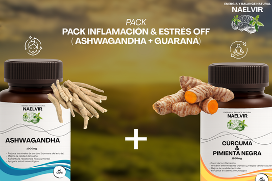 Cúrcuma + Ashwagandha: doble defensa contra inflamación y estrés