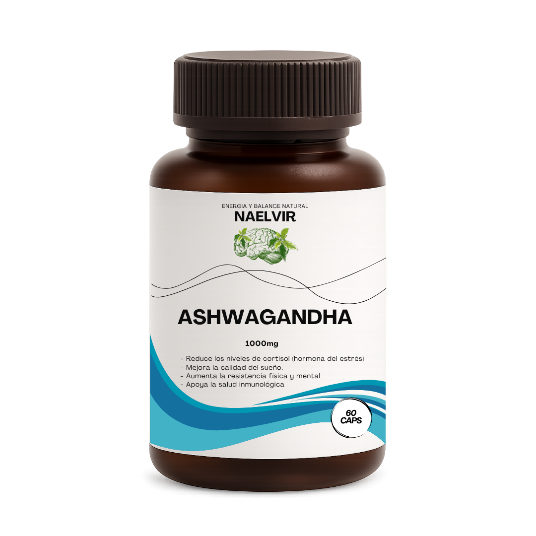 Ashwagandha 1000 mg – Raíz adaptógena premium
