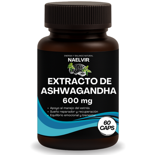 Extracto de Ashwagandha 10:1 600 mg – 60 cápsulas