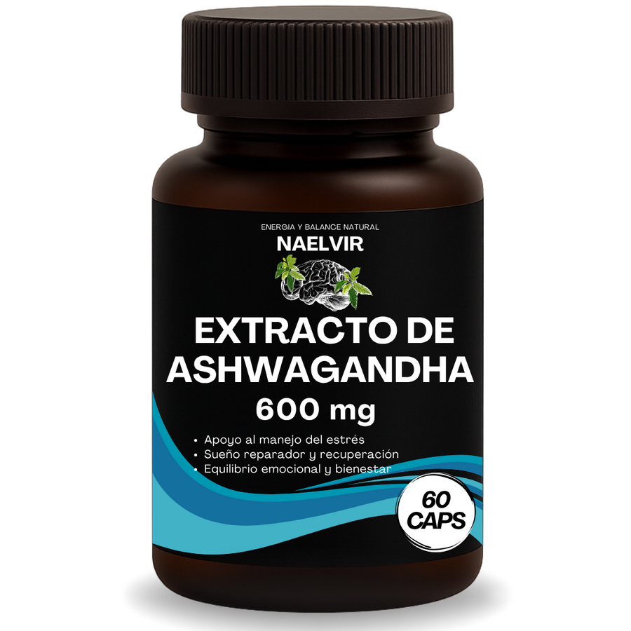 Extracto de Ashwagandha 10:1 600 mg – 60 cápsulas
