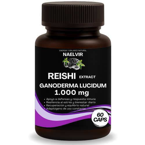 Reishi (Ganoderma lucidum) 1000 mg – 60 cápsulas