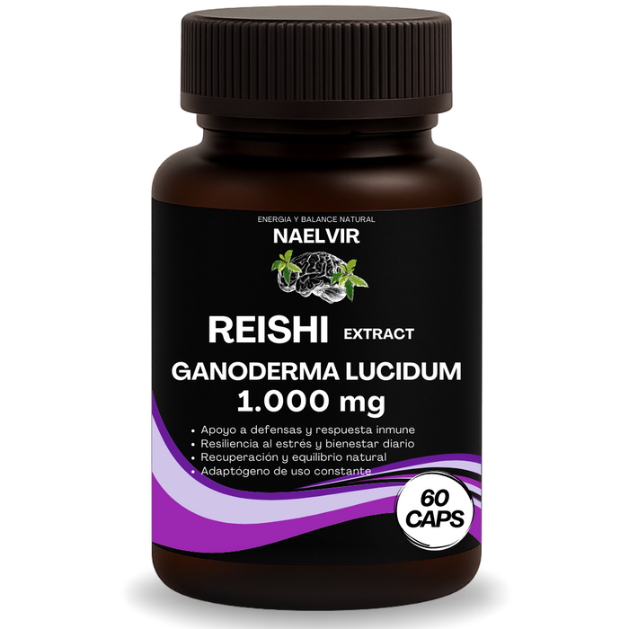 Reishi (Ganoderma lucidum) 1000 mg – 60 cápsulas