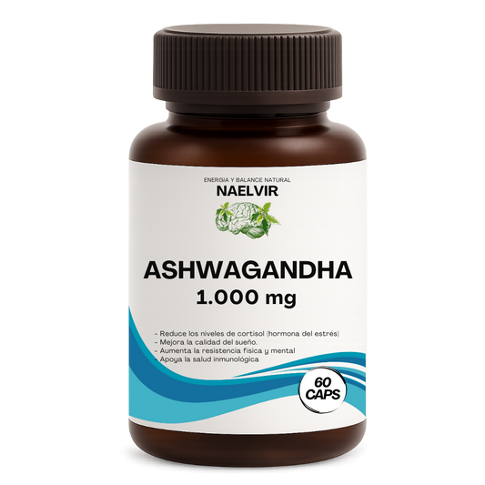 Ashwagandha 1000 mg – Raíz adaptógena premium