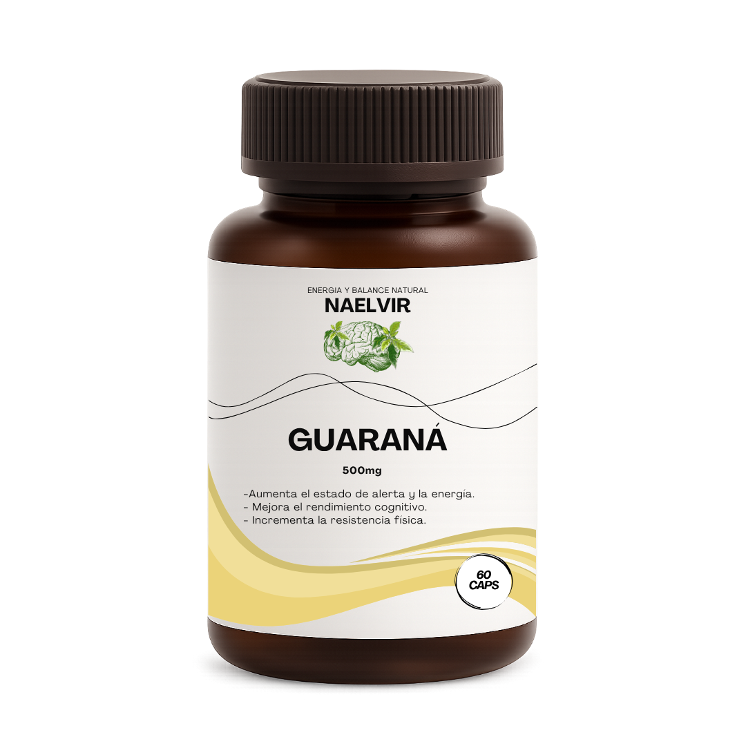 Guaraná 500 mg – Energía y enfoque natural