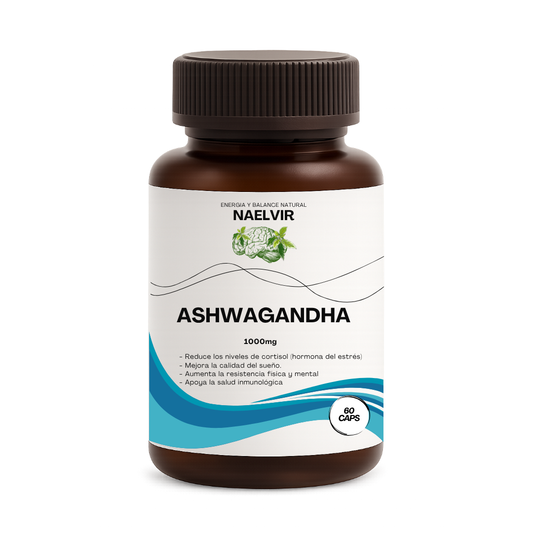 Ashwagandha 1000 mg – Raíz adaptógena premium