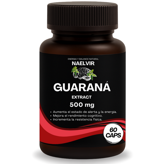 Extracto de Guaraná 4:1 500 mg – Energía y enfoque natural