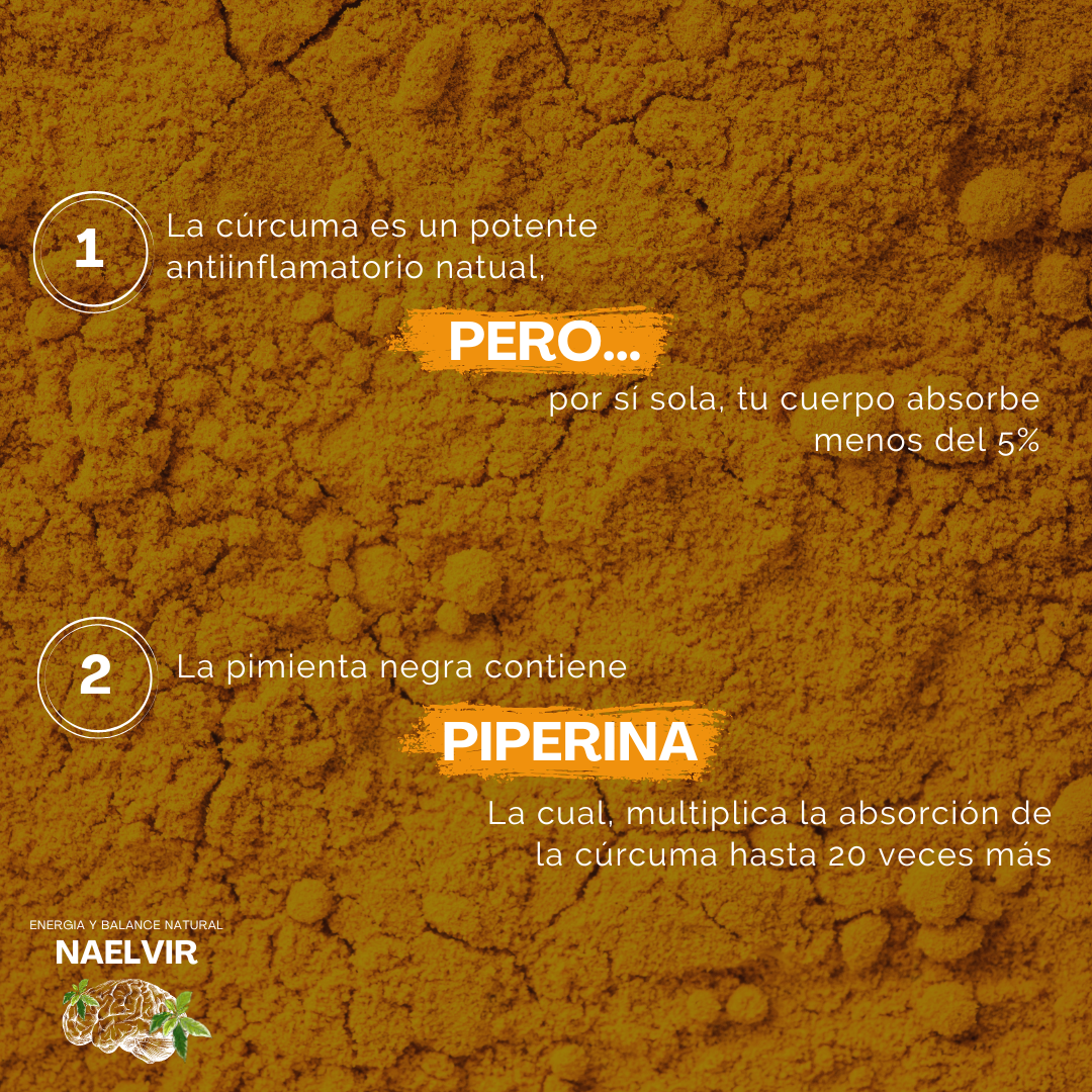 Cúrcuma + Pimienta Negra 1100 mg | Apoyo articular y bienestar diario