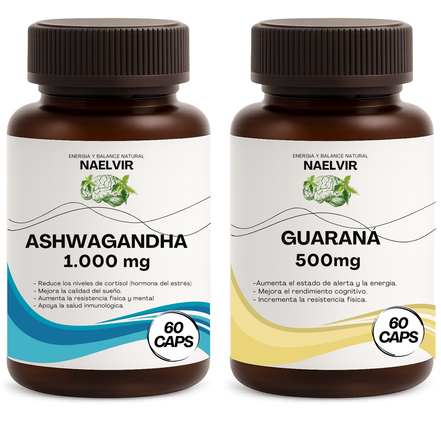 Pack Energía Equilibrada (Ashwagandha + Guaraná)