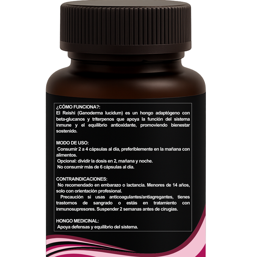 Reishi 1000 mg | Regulación Natural – Naelvir
