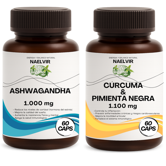 Pack Bienestar (Cúrcuma + Ashwagandha)