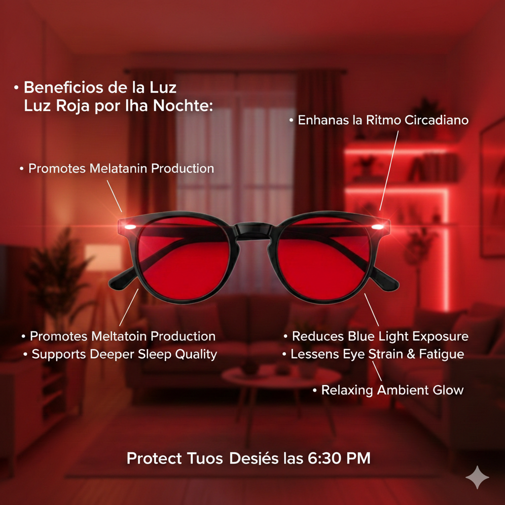PROTOCOLO Night Stack” (Pack: Reishi + Ashwagandha 10:1 + Magnesio Glicinato + Gafas Rojas)