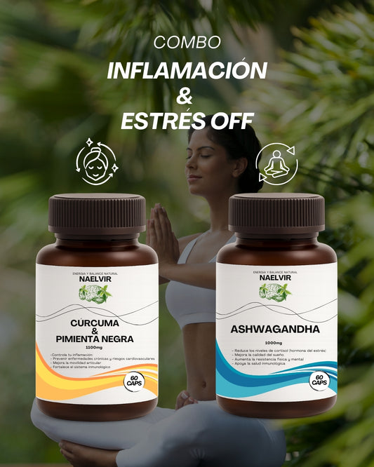 Pack Inflamación & Estrés OFF (Cúrcuma + Ashwagandha)