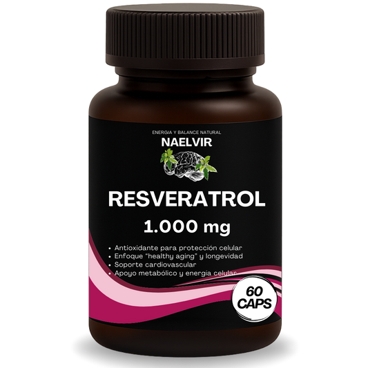 Resveratrol 1000 mg – Longevidad y Piel