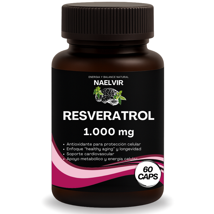 Resveratrol 1000 mg – 60 cápsulas